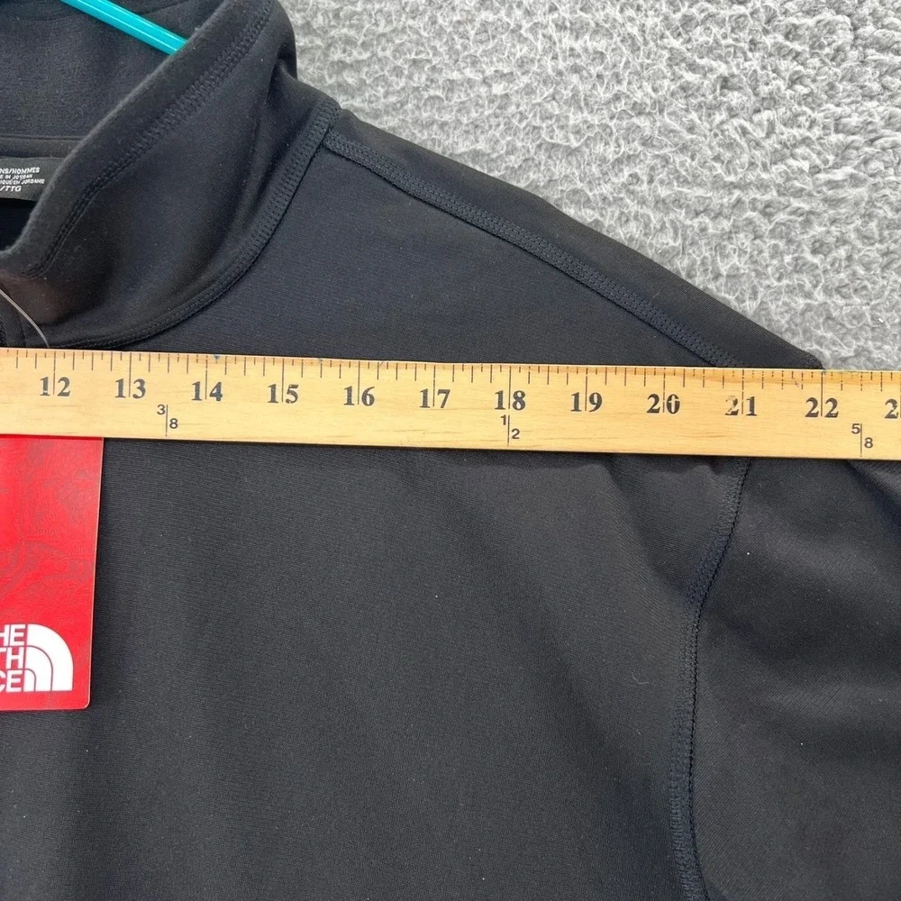 The North Face Tech 1/4‎ Zip Fleece Jacket Men 2XL Black Hunt A Killer Logo